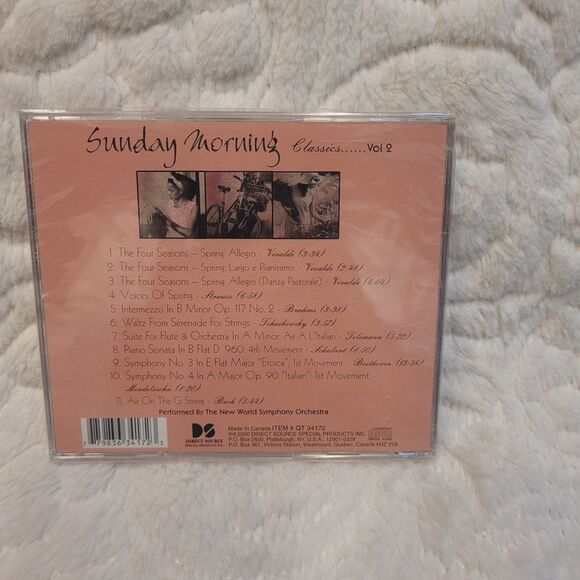 Sunday Morning Classics Vol 2 CD New World Symphony Orchestra New Sealed - Picture 2 of 4